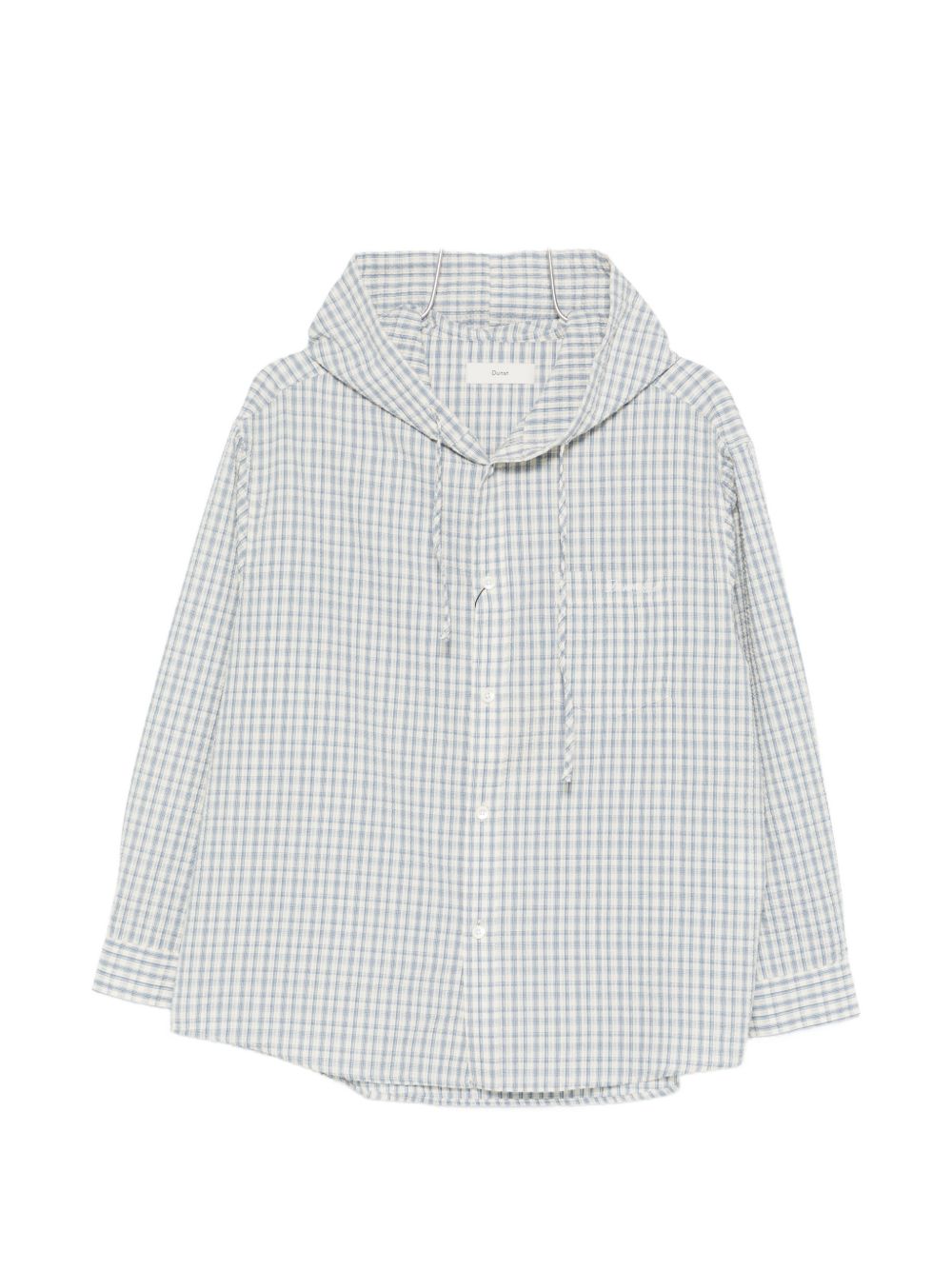 Dunst Beige Shirts — Checked Hooded Shirt, New In