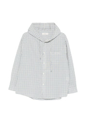 Dunst Beige Shirts — Checked Hooded Shirt, New In