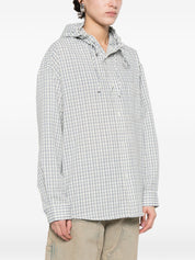 Dunst Beige Shirts — Checked Hooded Shirt, New In