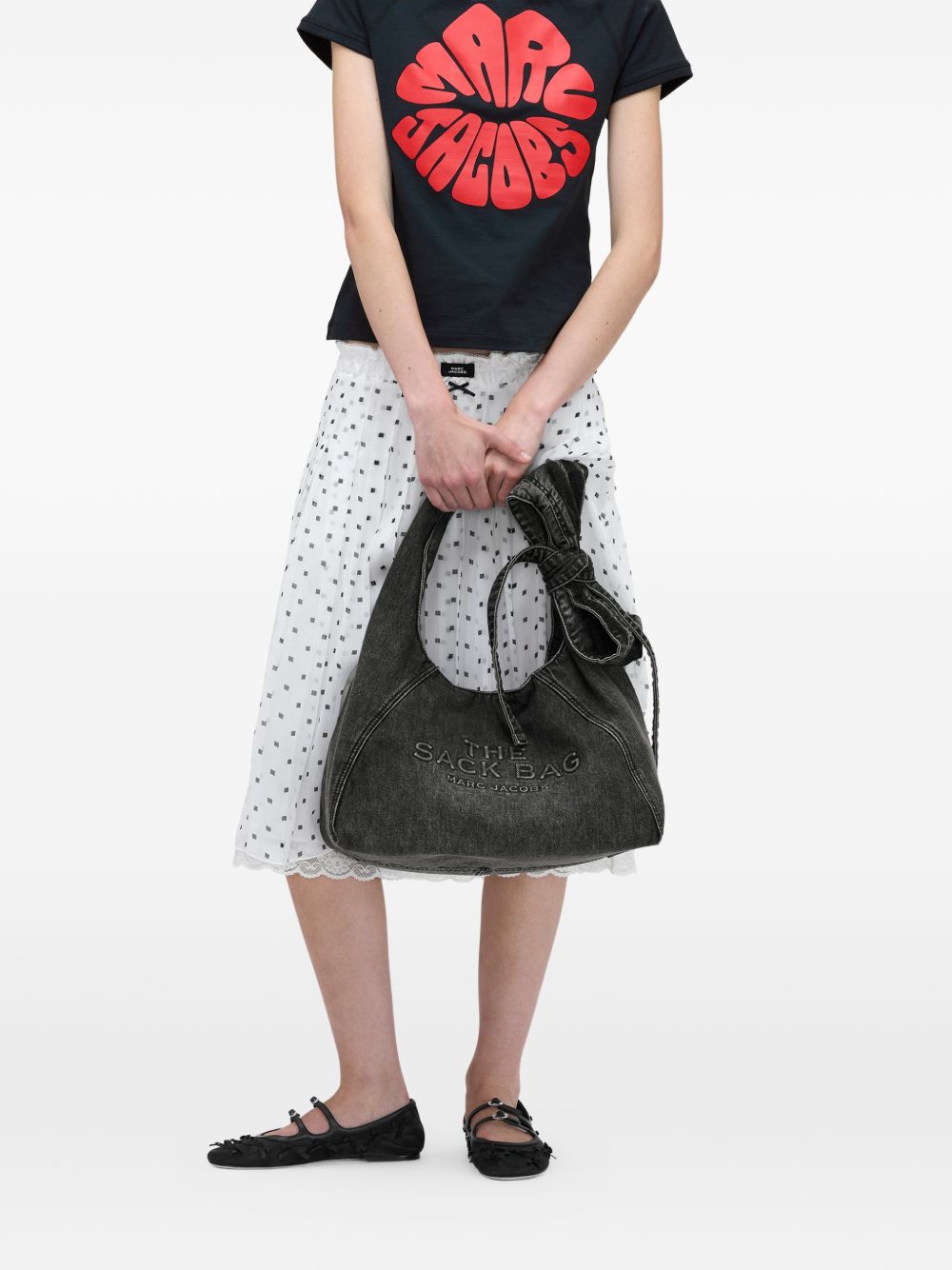 Marc Jacobs Handbag — The Sack Denim Black, New In