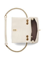 Marc Jacobs White Shoulder Bag — Slim Dual Leather
