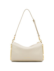 Marc Jacobs Snapshot Leather Shoulder Bag — White Beige