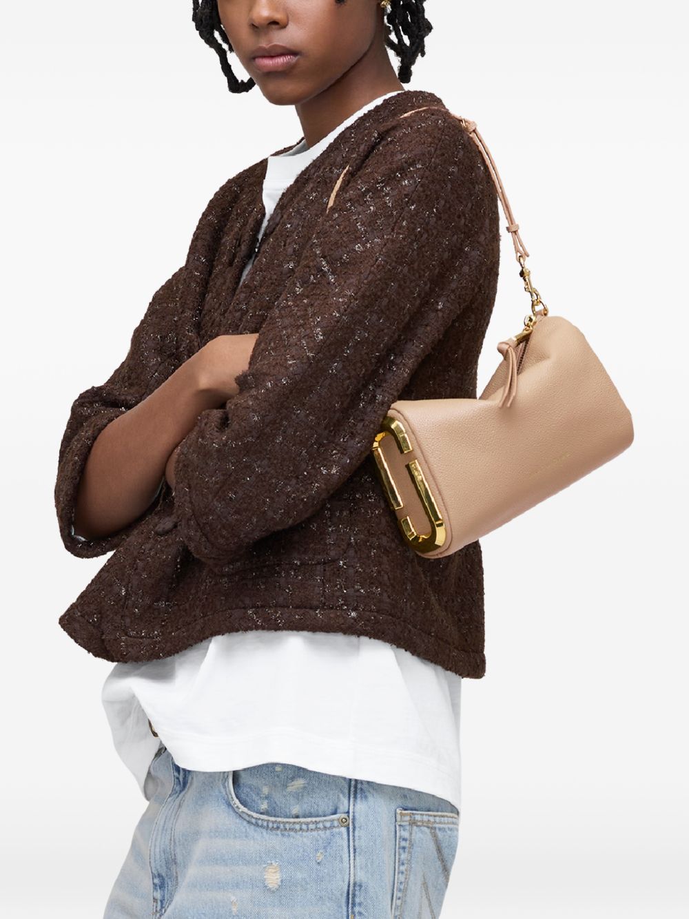Marc Jacobs Snapshot Shoulder Bag - Camel Leather