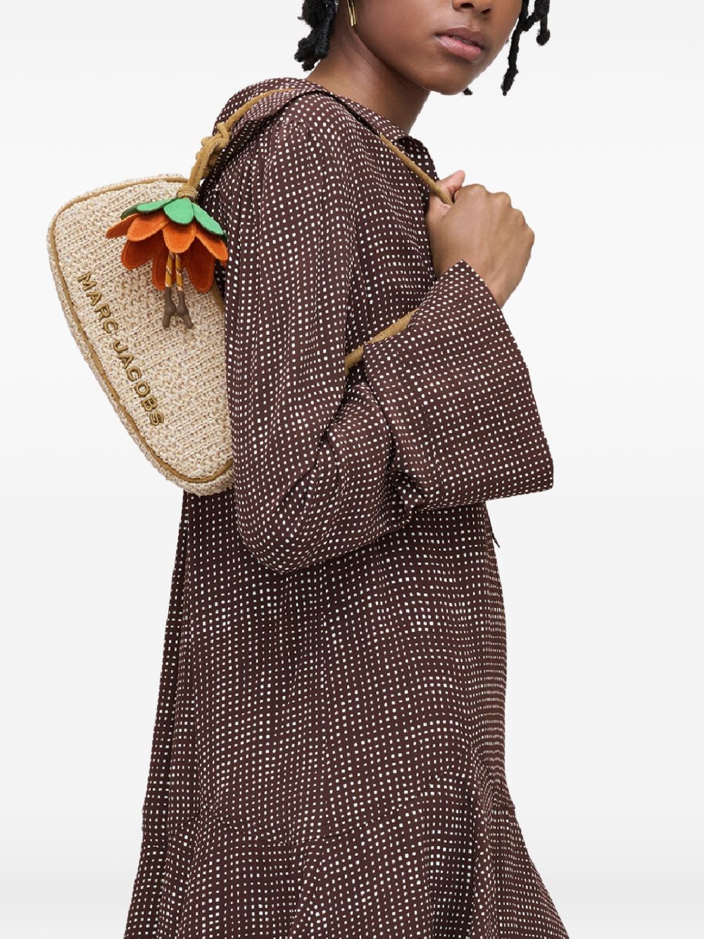 Marc Jacobs Shoulder Bag Rafia — New Beige 2026
