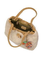 Marc Jacobs The Tote Rafia Shopper Bag — Beige, New In