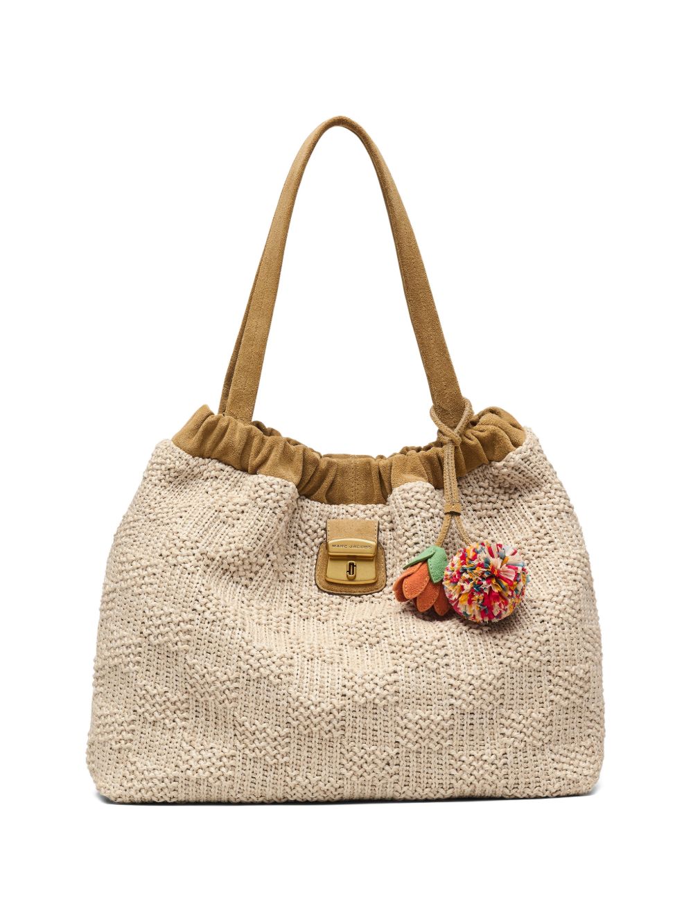 Marc Jacobs The Tote Rafia Shopper Bag — Beige, New In