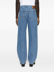 MARINE SERRE Jeans Clear Blue