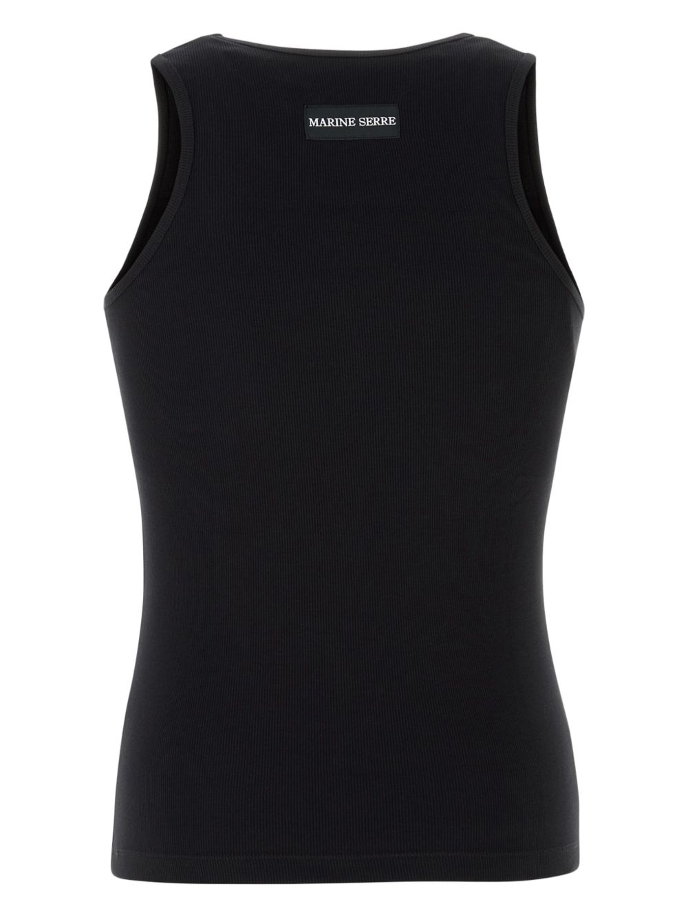 Marine Serre Black Crescent Moon Tank Top