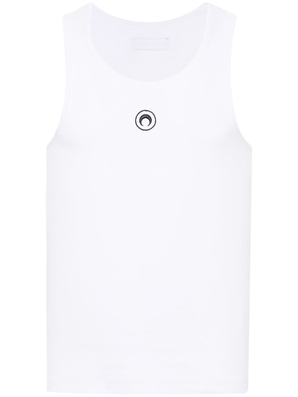 Marine Serre Mens White Moon Tank Top — New In