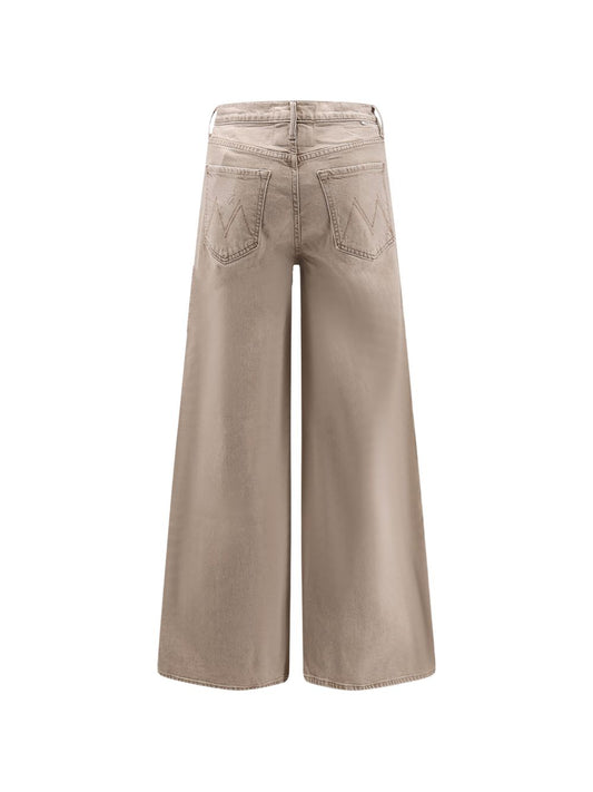 Mother Beige Jeans — Wide‑Leg Women’s Denim (New In)