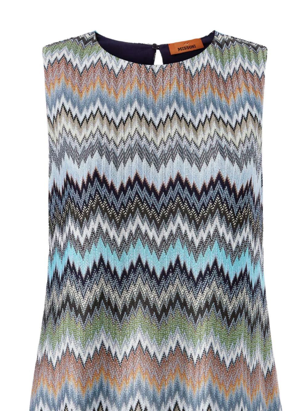 Missoni Dresses - Multicolour Chevron Mini Dress