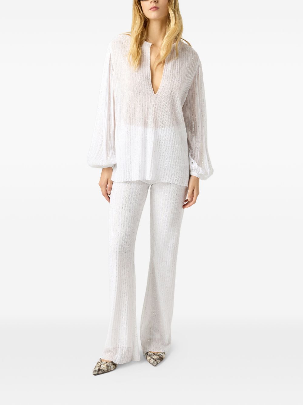 Missoni Trousers Golden — Women's Designer Trousers