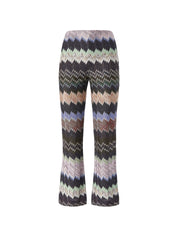 Missoni Trousers — Black Zigzag Trousers for Women