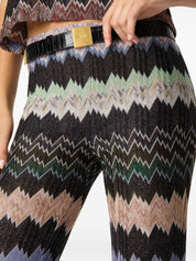 Missoni Trousers — Black Zigzag Trousers for Women