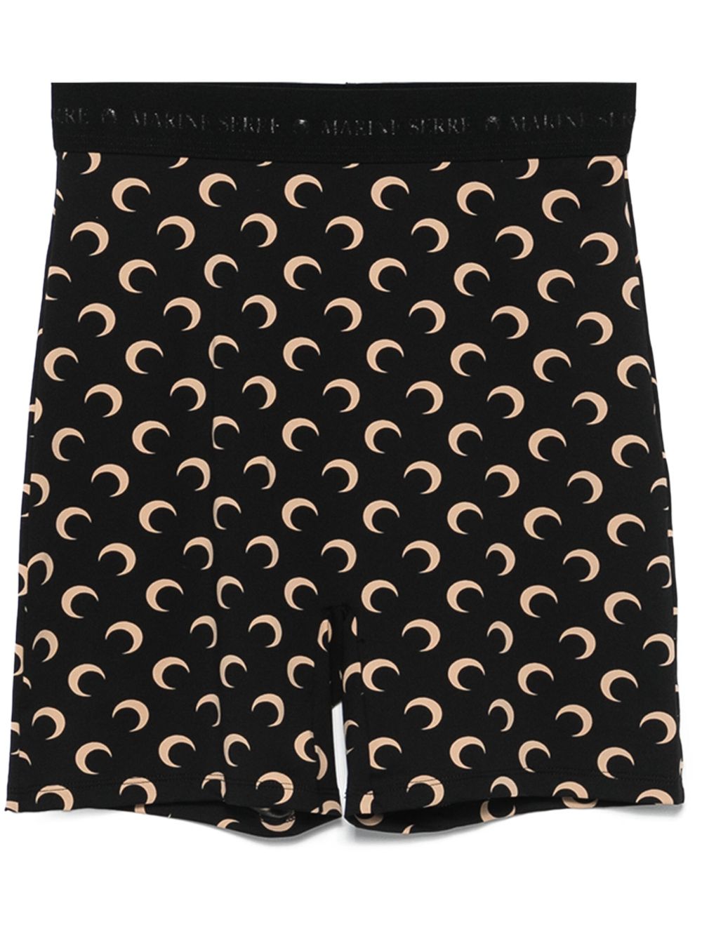 Marine Serre Moon Cyclist Shorts — Black, New In