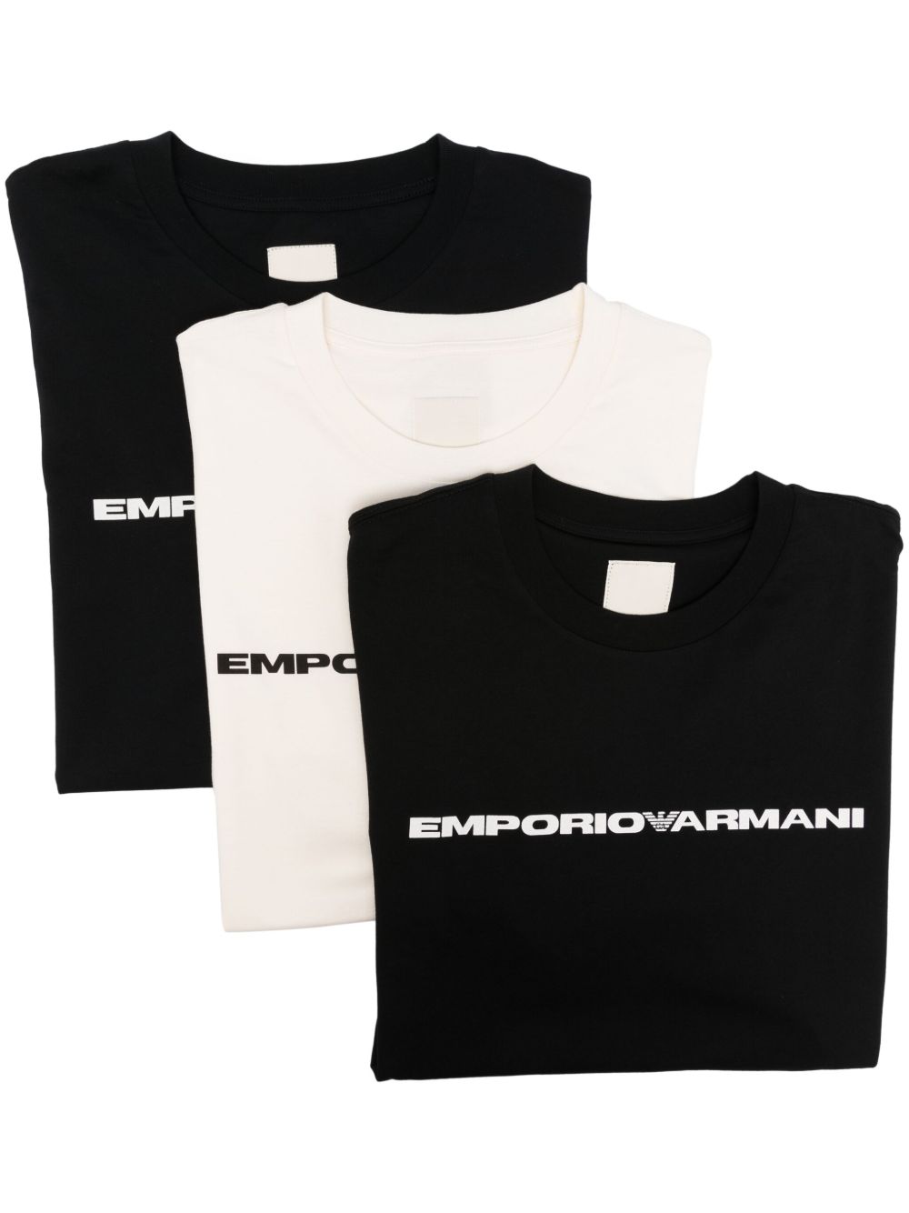 Emporio Armani MultiColour T-Shirts & Polos — Topwear