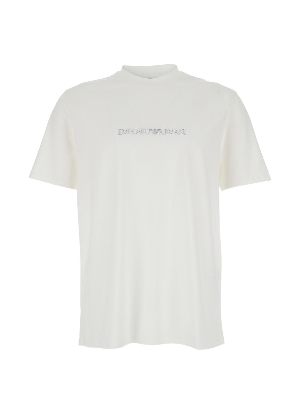 Emporio Armani White T-Shirts & Polos — Men’s Topwear