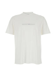 Emporio Armani White T-Shirts & Polos — Men’s Topwear