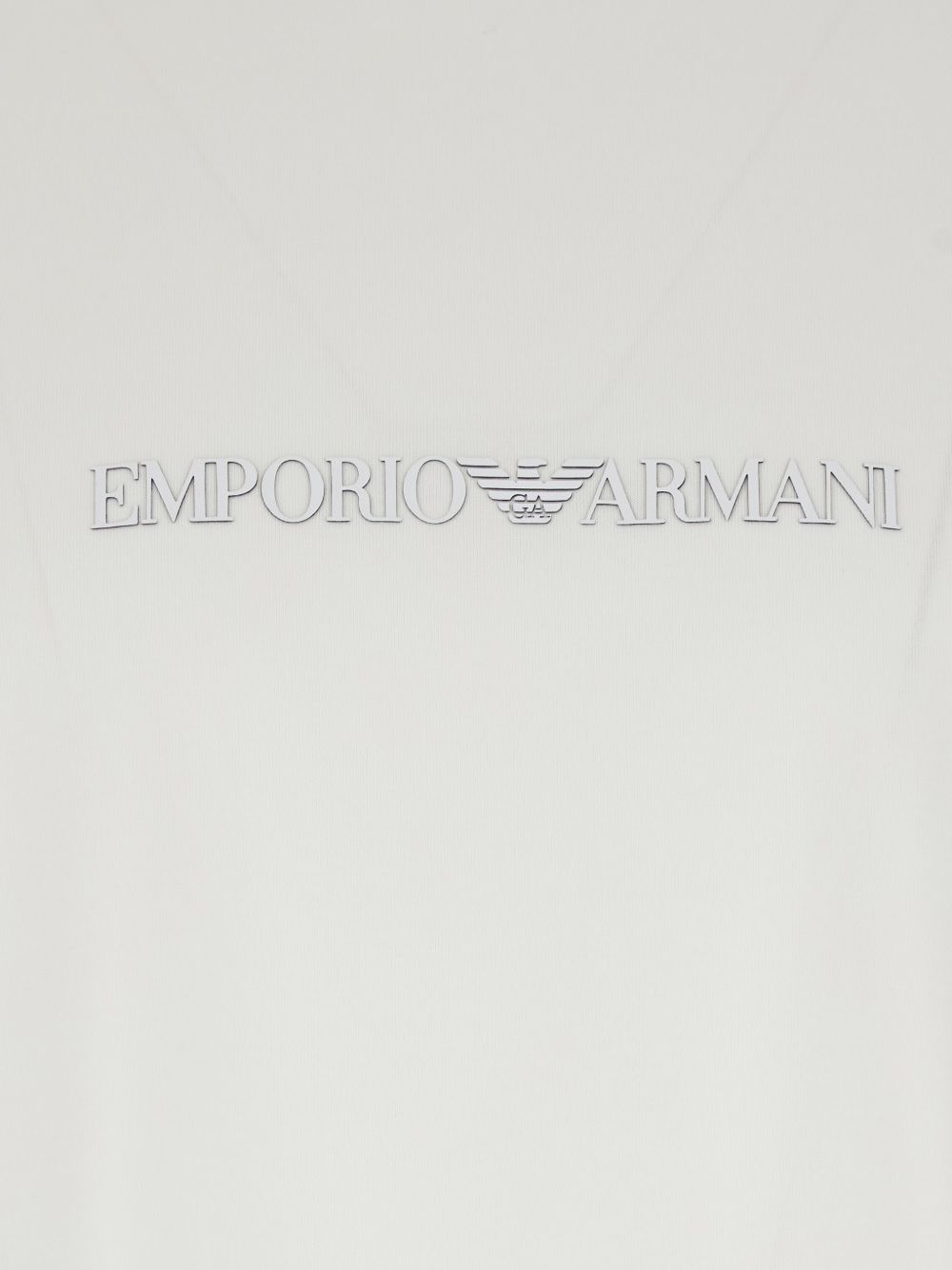 Emporio Armani White T-Shirts & Polos — Men’s Topwear