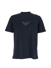 Emporio Armani Blue T-Shirts & Polos — Topwear