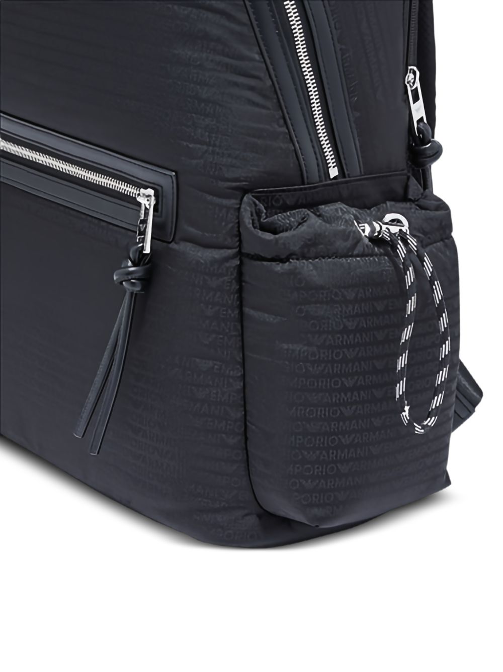 EMPORIO ARMANI EXCLUSIVE Backpacks — Black Nylon
