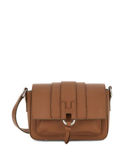 Hogan Leather Brown Shoulder Bag — New In