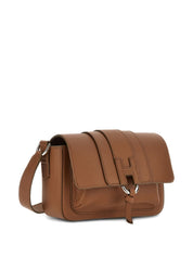 Hogan Leather Brown Shoulder Bag — New In