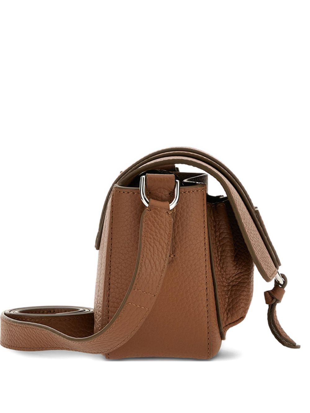 Hogan Leather Brown Shoulder Bag — New In