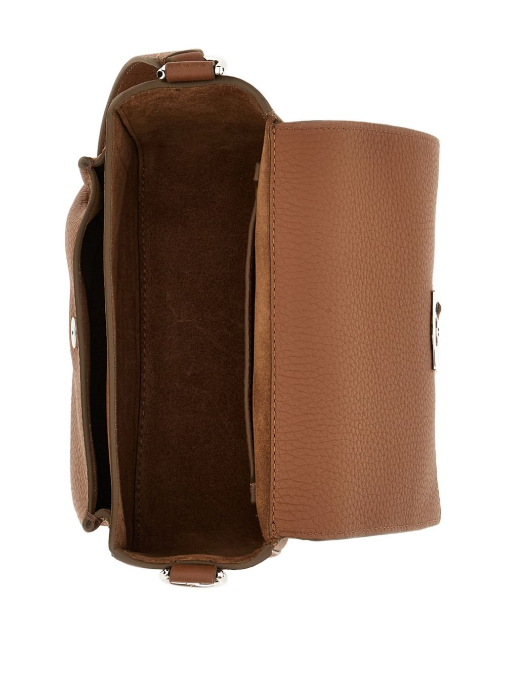 Hogan Leather Brown Shoulder Bag — New In