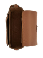 Hogan Leather Brown Shoulder Bag — New In