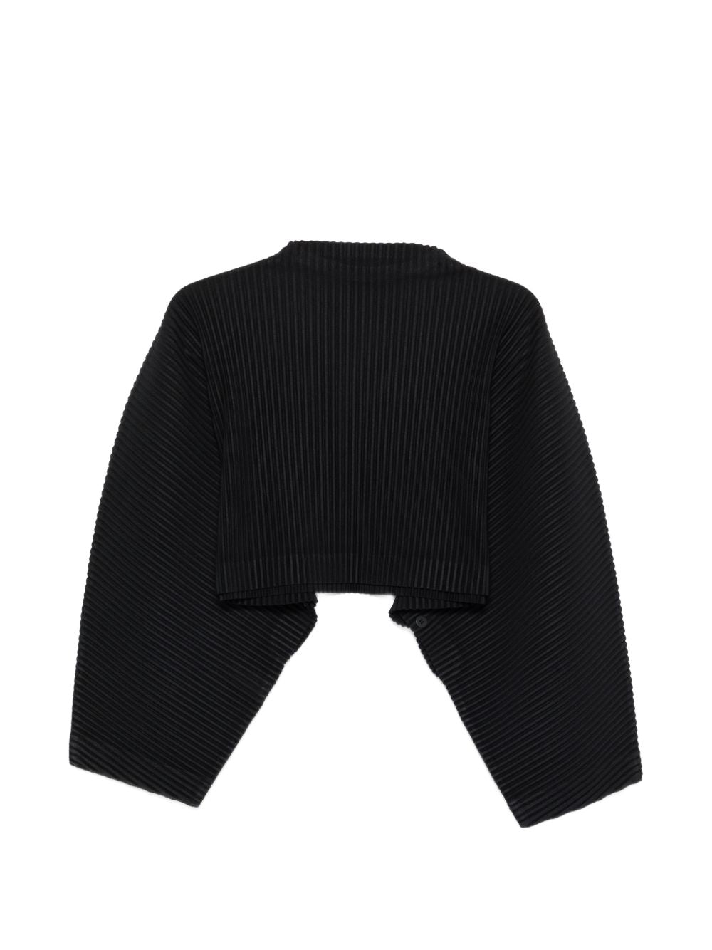 HOMME PLISSE' ISSEY MIYAKE Top Black - Pleated Mock Neck