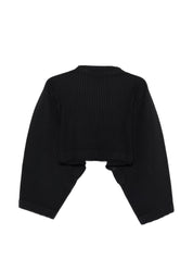 HOMME PLISSE' ISSEY MIYAKE Top Black - Pleated Mock Neck