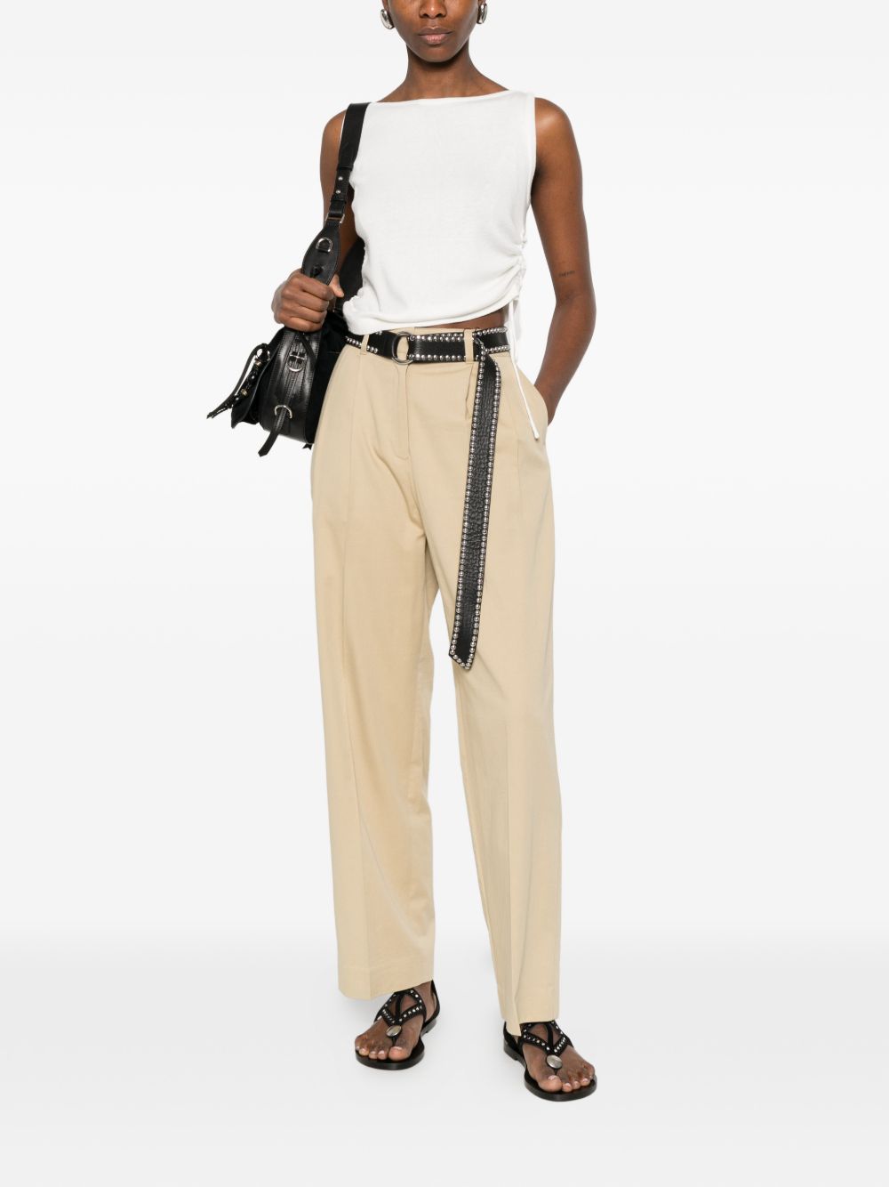 Dunst Trousers Beige — Cotton Chino for Women