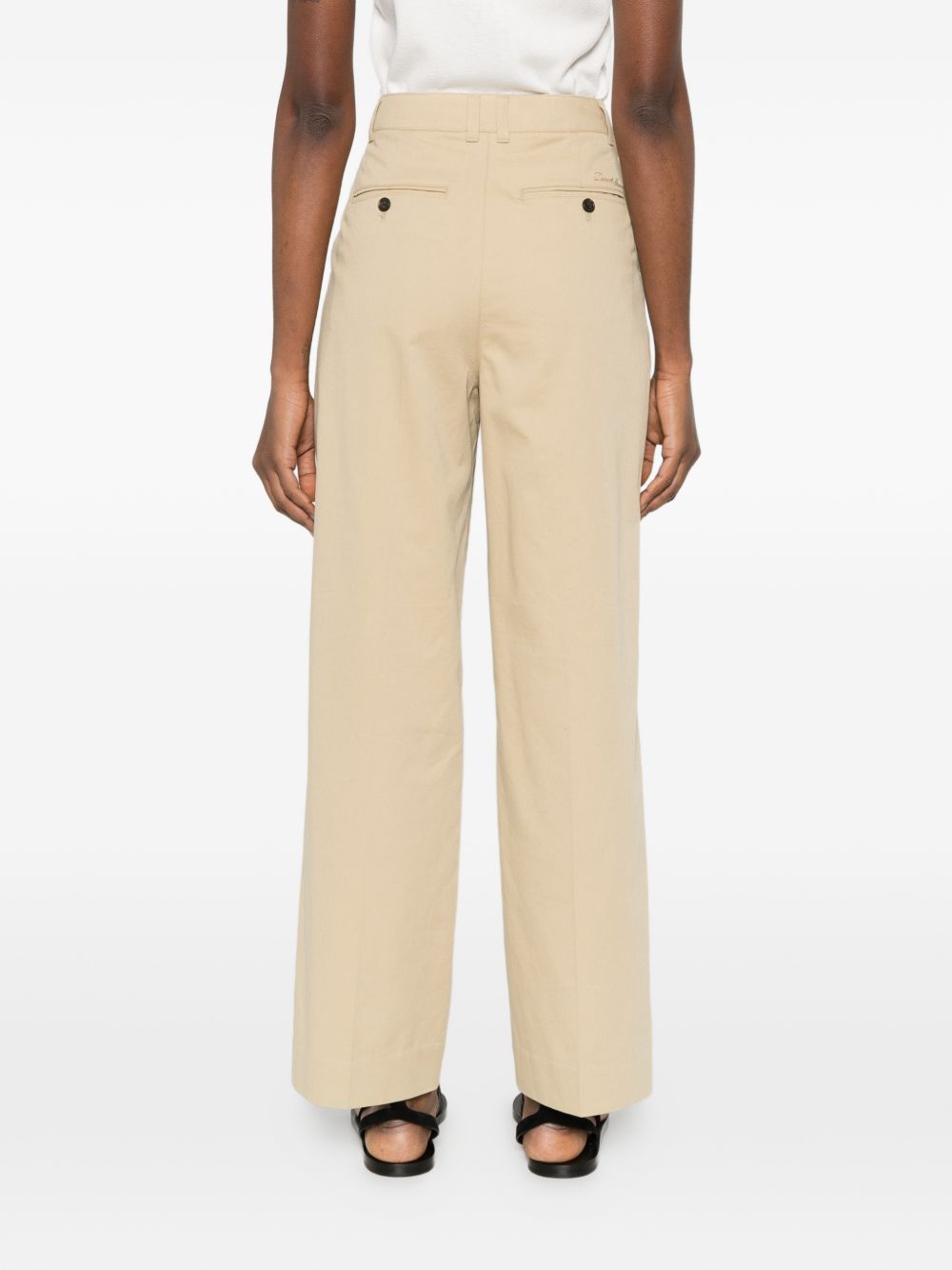 Dunst Trousers Beige — Cotton Chino for Women
