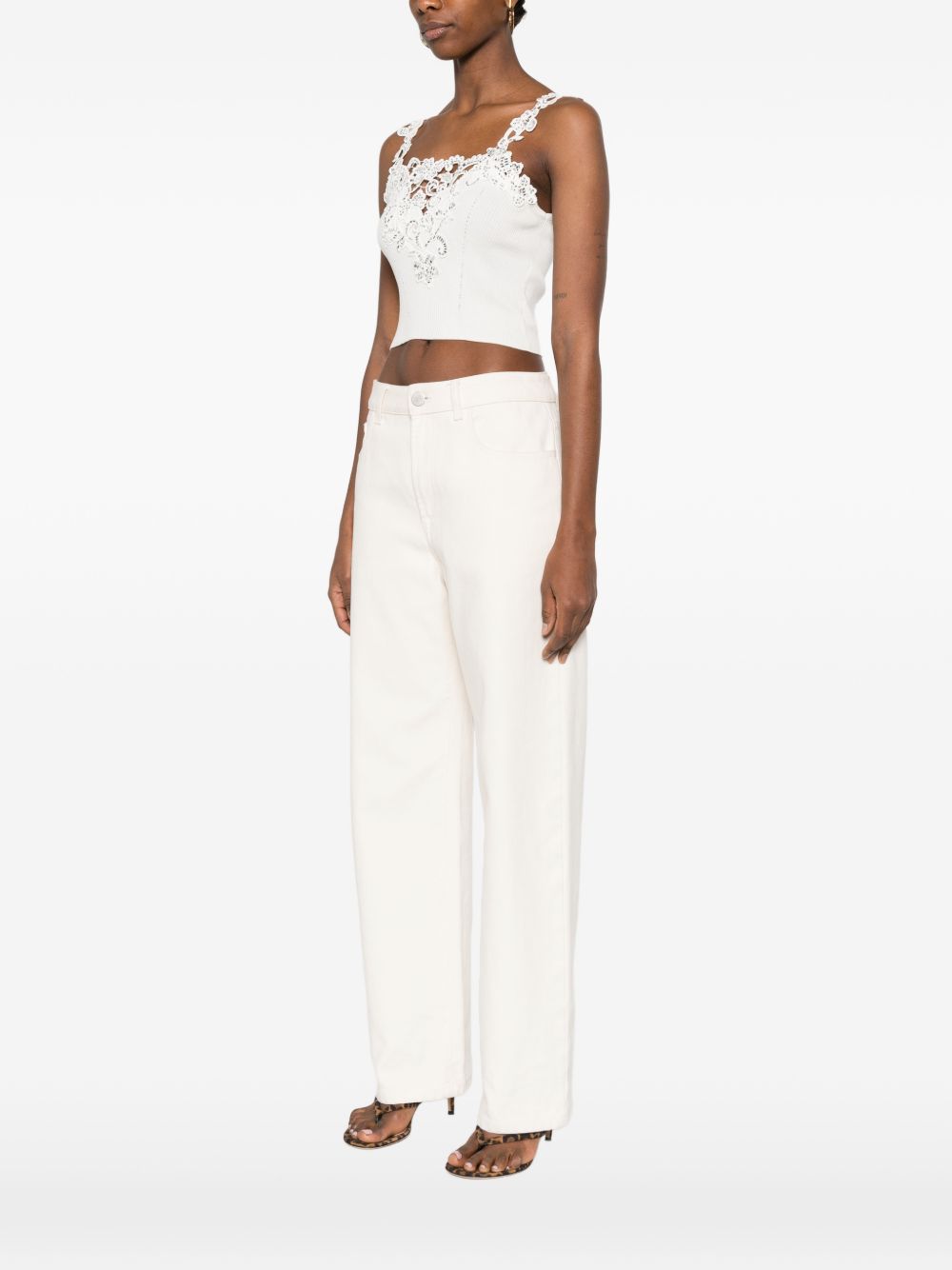 Ermanno Scervino Top White | Knitted Tank - New In