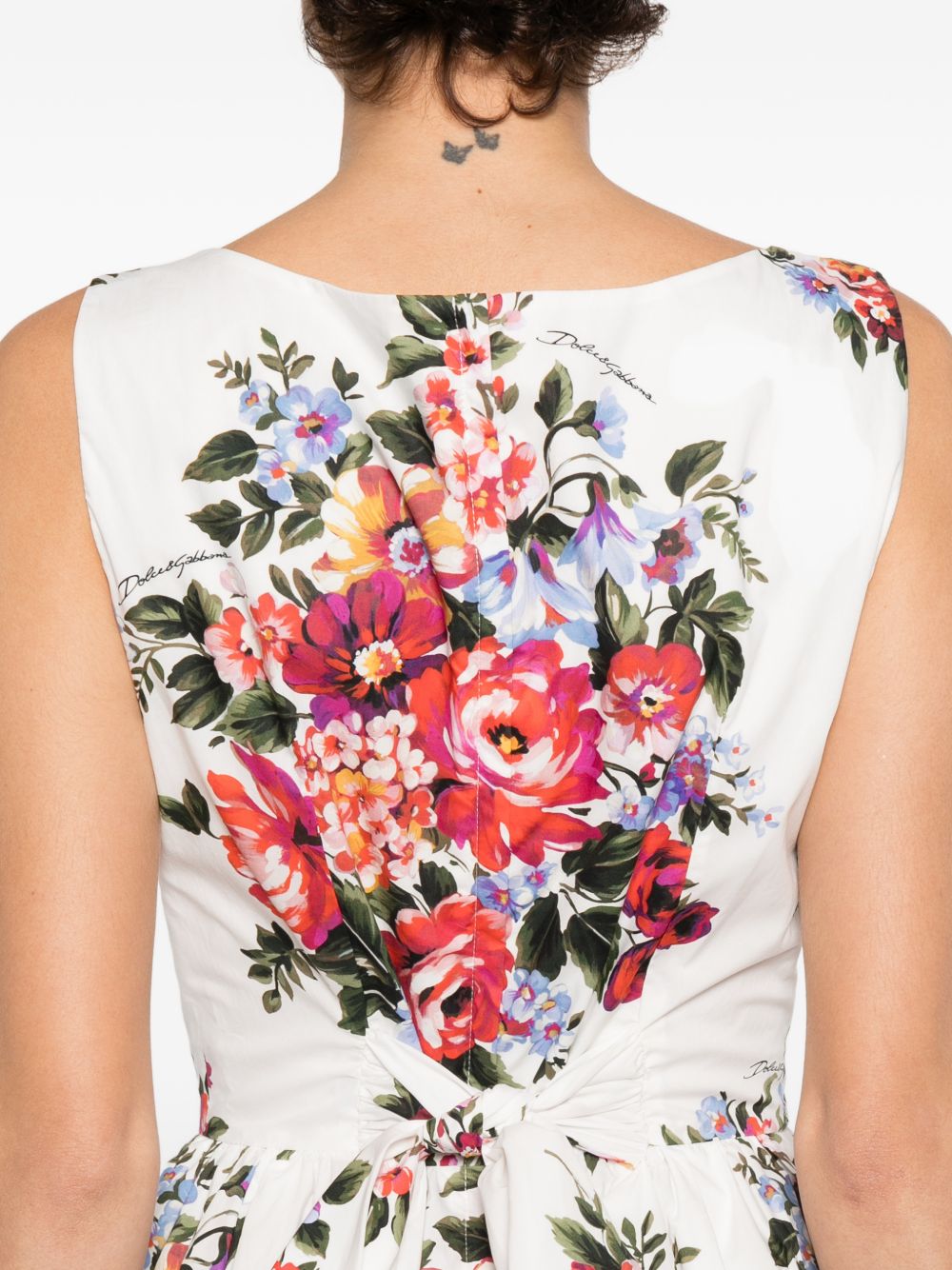 Dolce & Gabbana Dresses — White Flower Print (New In)
