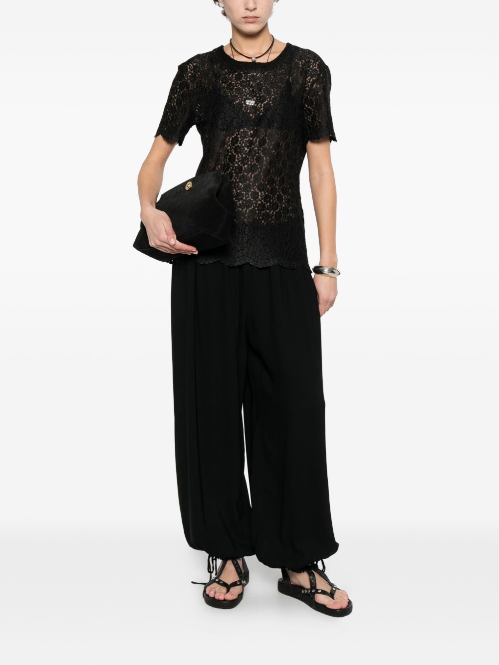 Ermanno Scervino Black T-Shirts & Polos | New In