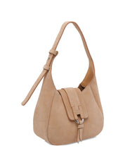 Hogan Shoulder Bags — Beige Mini Hobo | Hogan