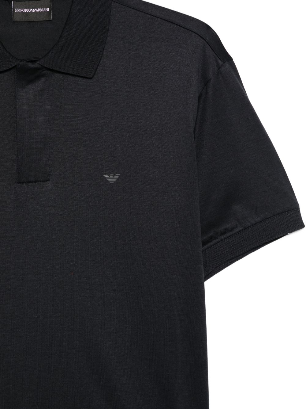 Emporio Armani Blue T-Shirts & Polos — Topwear