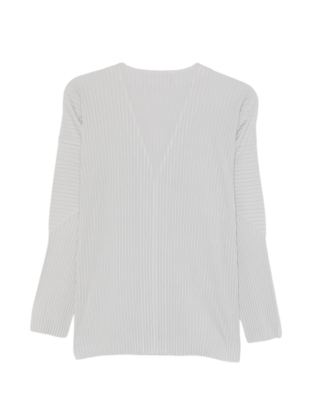 HOMME PLISSE' ISSEY MIYAKE Light Grey Sweater