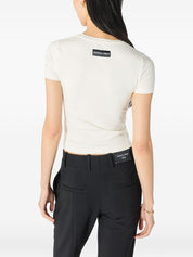 Marine Serre White T-Shirts & Polos — New Topwear