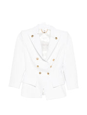 Elisabetta Franchi Jackets Ivory