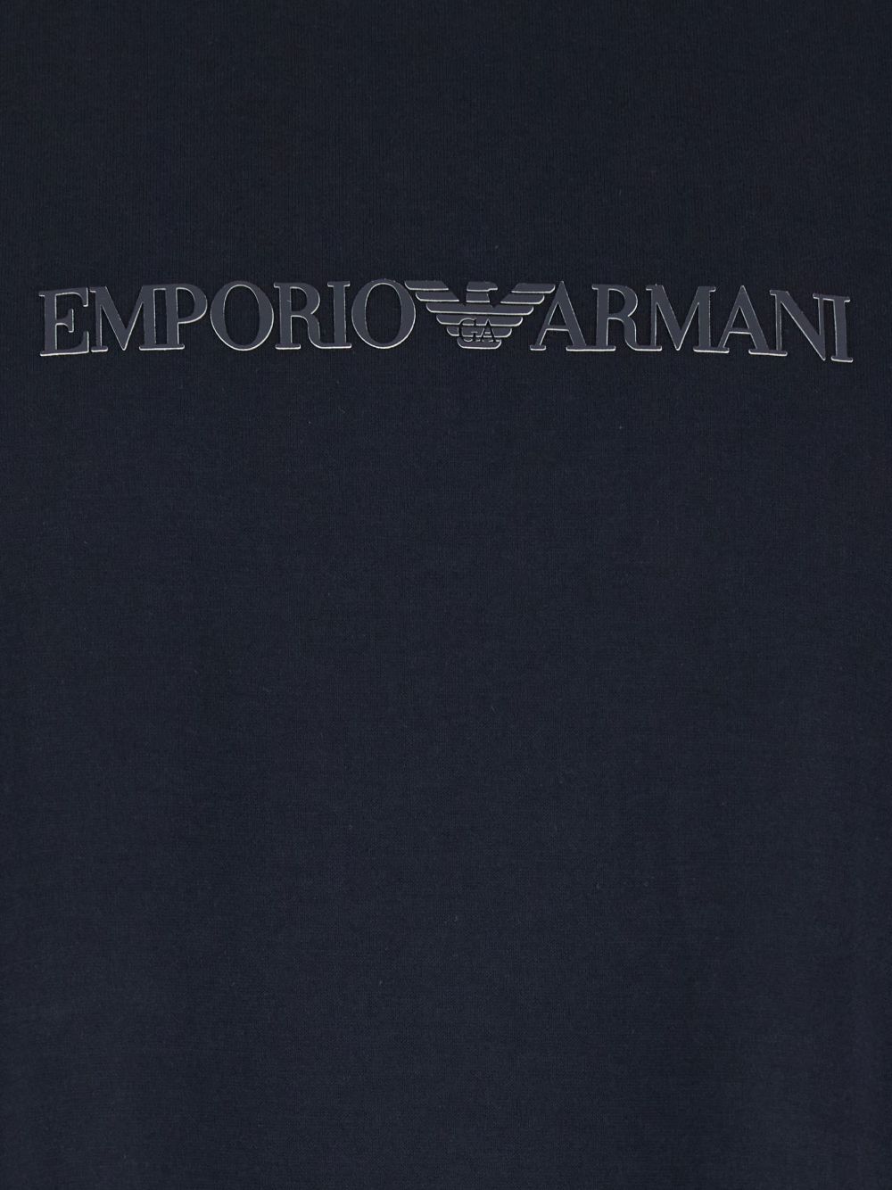Emporio Armani T-Shirts & Polos — Blue Topwear