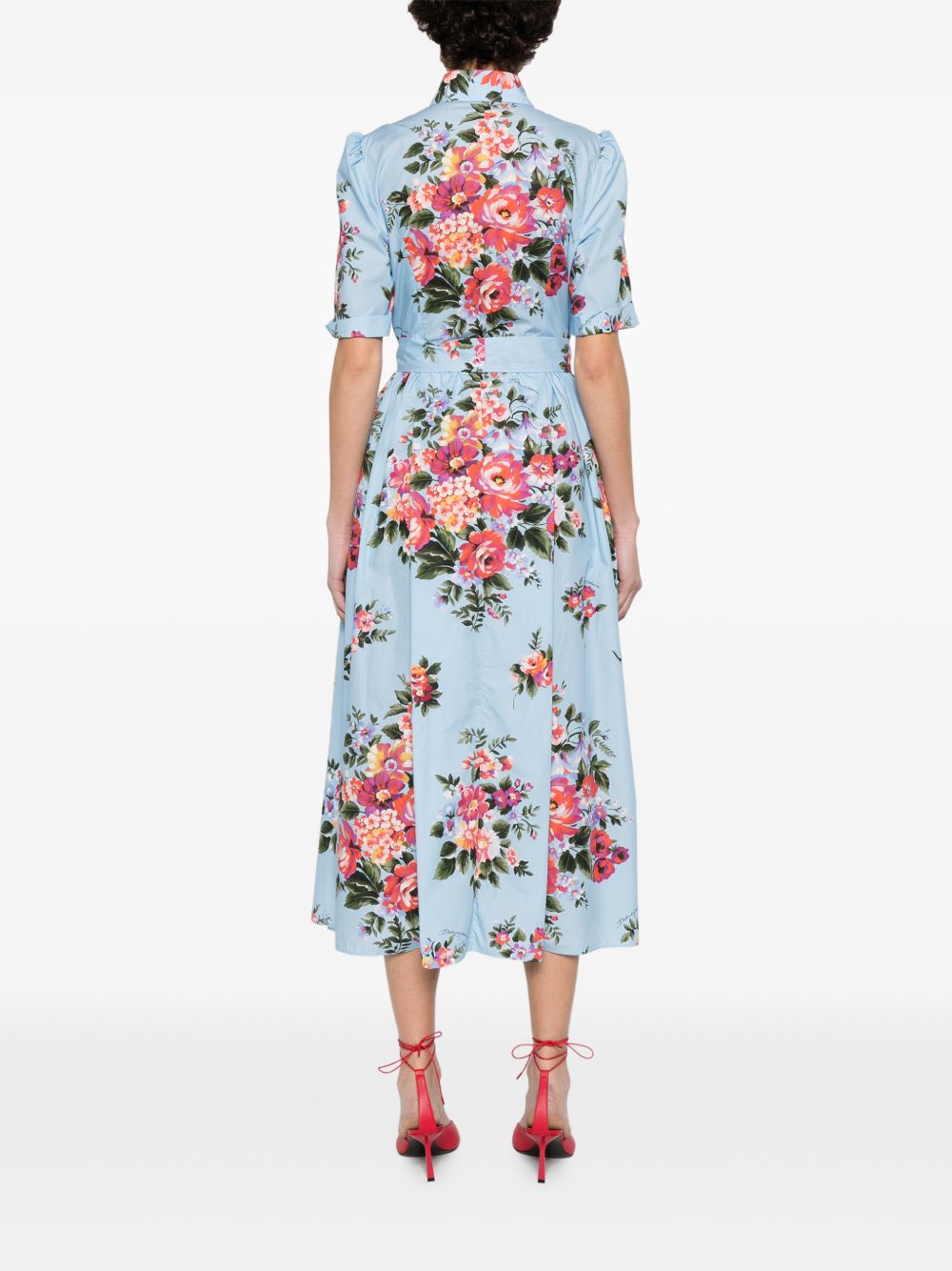 Dolce & Gabbana Dresses — Clear Blue Midi Dress