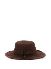 JACQUEMUS Hats Brown
