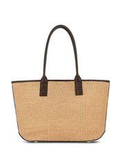 Hogan Shopper Bag in Beige — New Rafia Tote