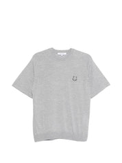 Maison Kitsuné Sweaters — Light Grey Fox Head Jumper