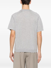 Maison Kitsuné Sweaters — Light Grey Fox Head Jumper