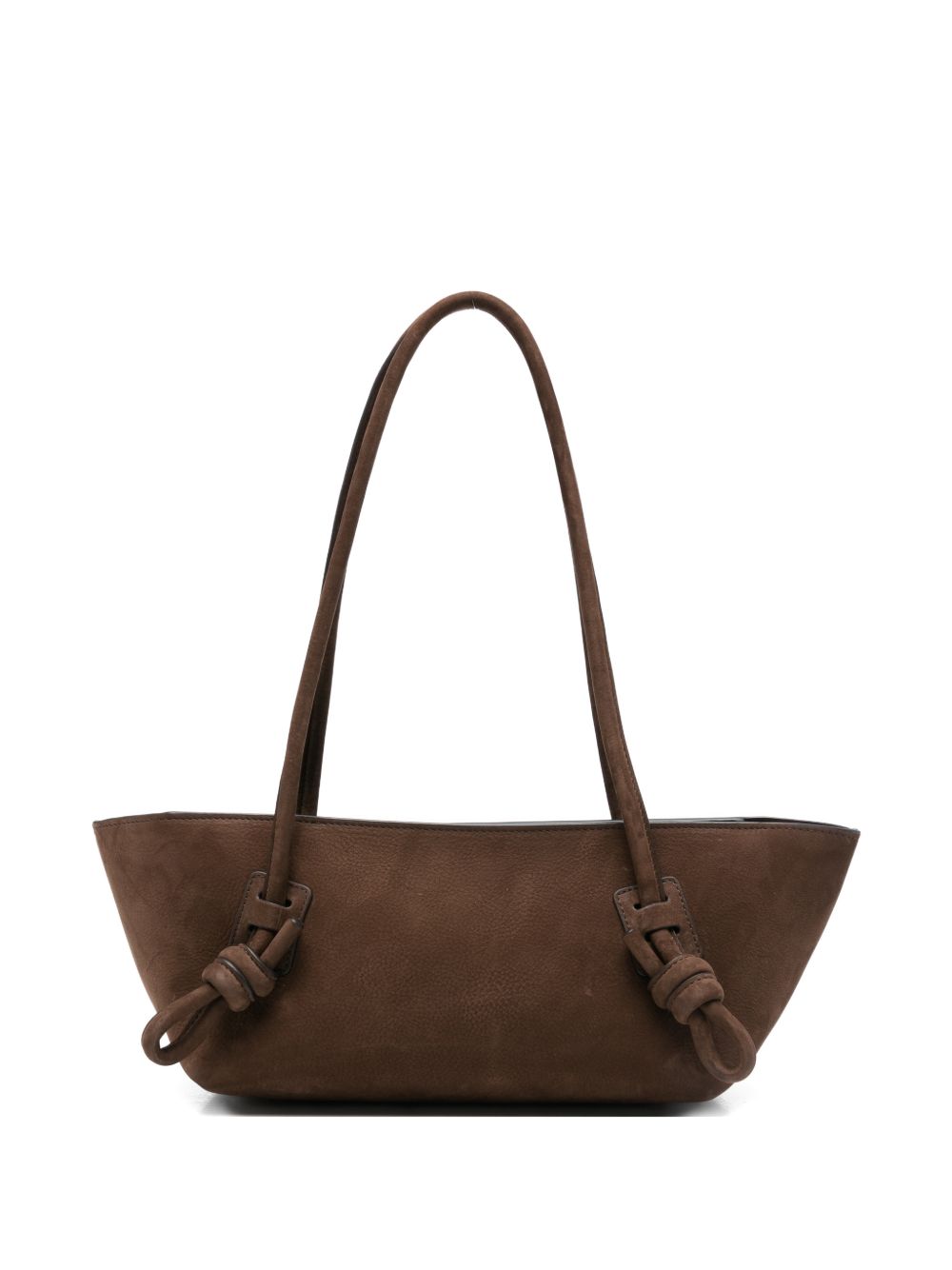 Hereu Brown Fleca Leather Shoulder Bag — New In