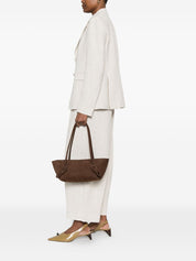 Hereu Brown Fleca Leather Shoulder Bag — New In